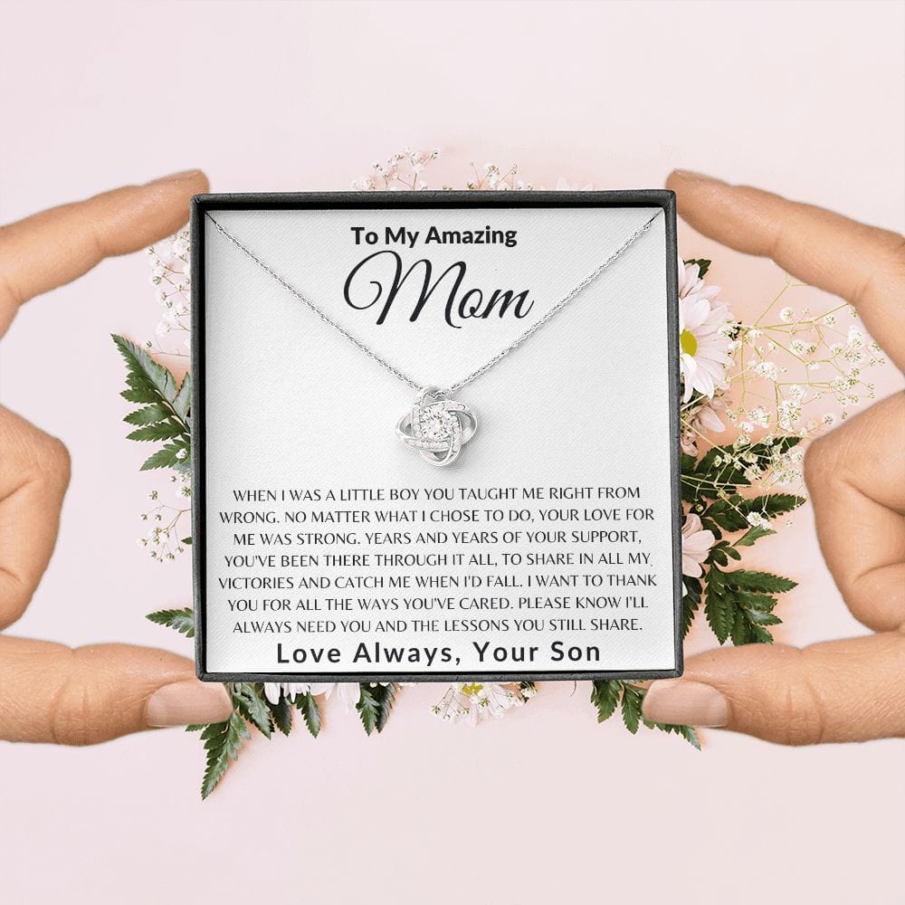 To My Beautiful Mom, Mother's Day Gift, Mom Gift From Son, Birthday Gift, Gift Necklace Gift For Mom, Sentimental Gift For Mom Unique Gift E