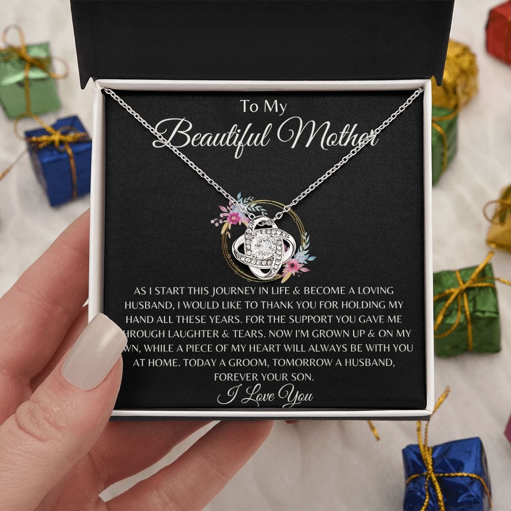 To My Beautiful Mom, Mother's Day Gift, Mom Gift From Son, Birthday Gift, Gift Necklace Gift For Mom,Mom Gift From Daughter, Unique Gift E