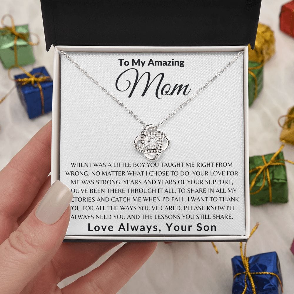 To My Beautiful Mom, Mother's Day Gift, Mom Gift From Son, Birthday Gift, Gift Necklace Gift For Mom, Sentimental Gift For Mom Unique Gift E