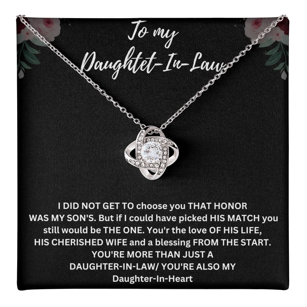 Daughter In Law Love Knot Necklace