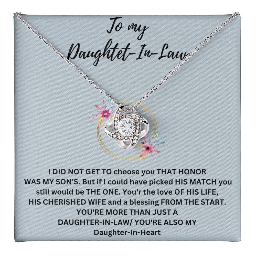 Daughter In Law Love Knot Necklace