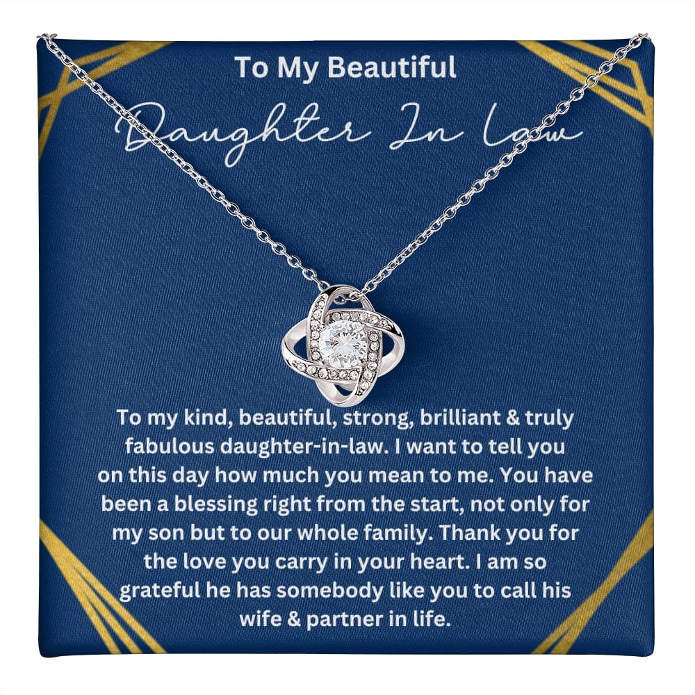 To My Future Daughter-In-Law | Love Knot Necklace