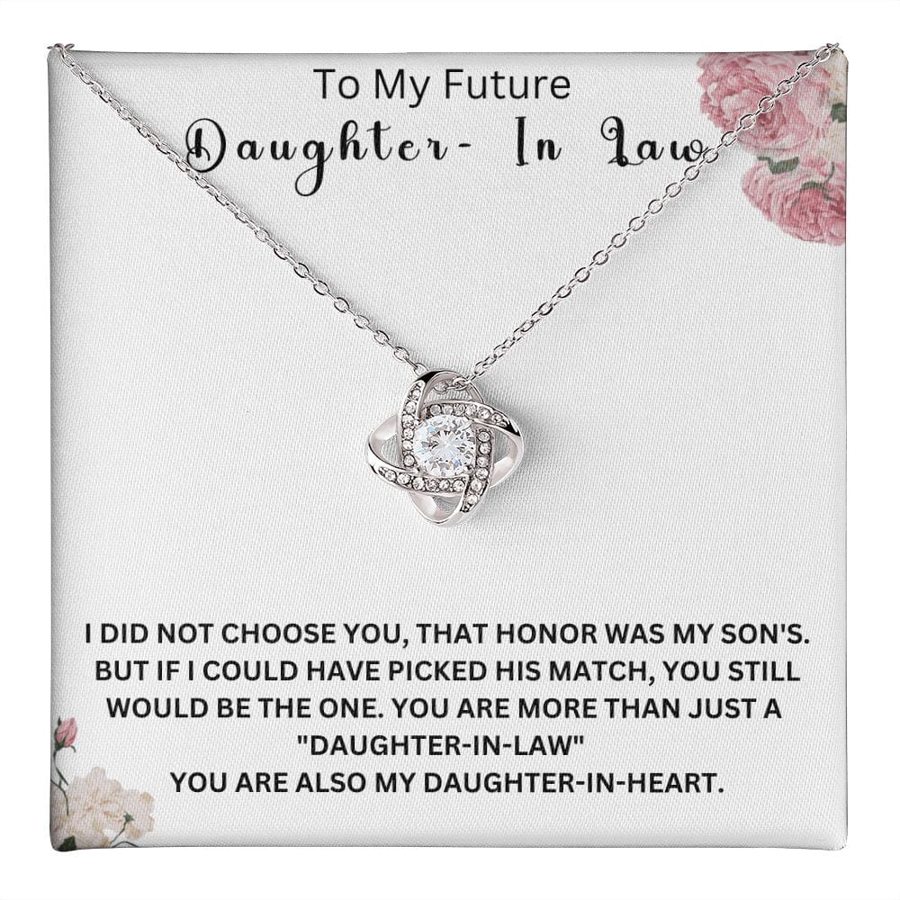 To My Future Daughter-In-Law | Love Knot Necklace