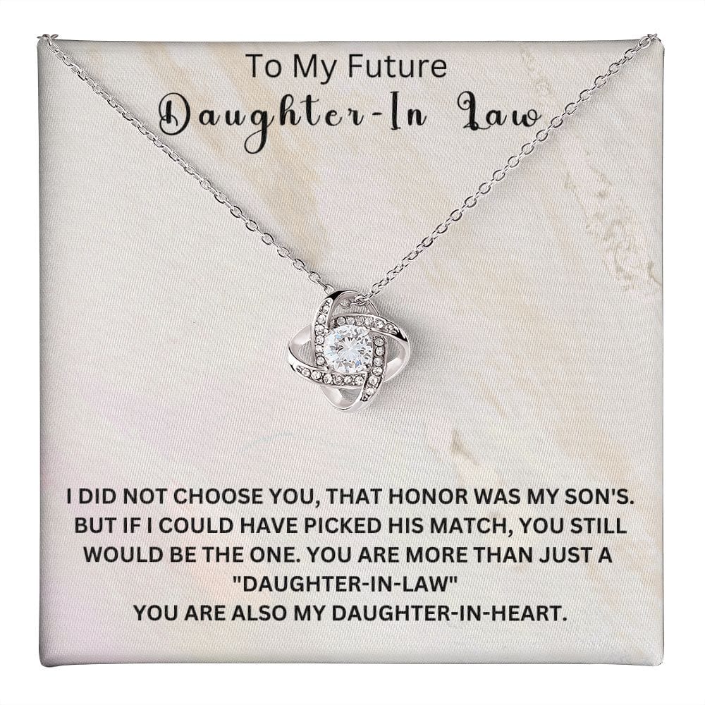 To My Future Daughter-In-Law | Love Knot Necklace