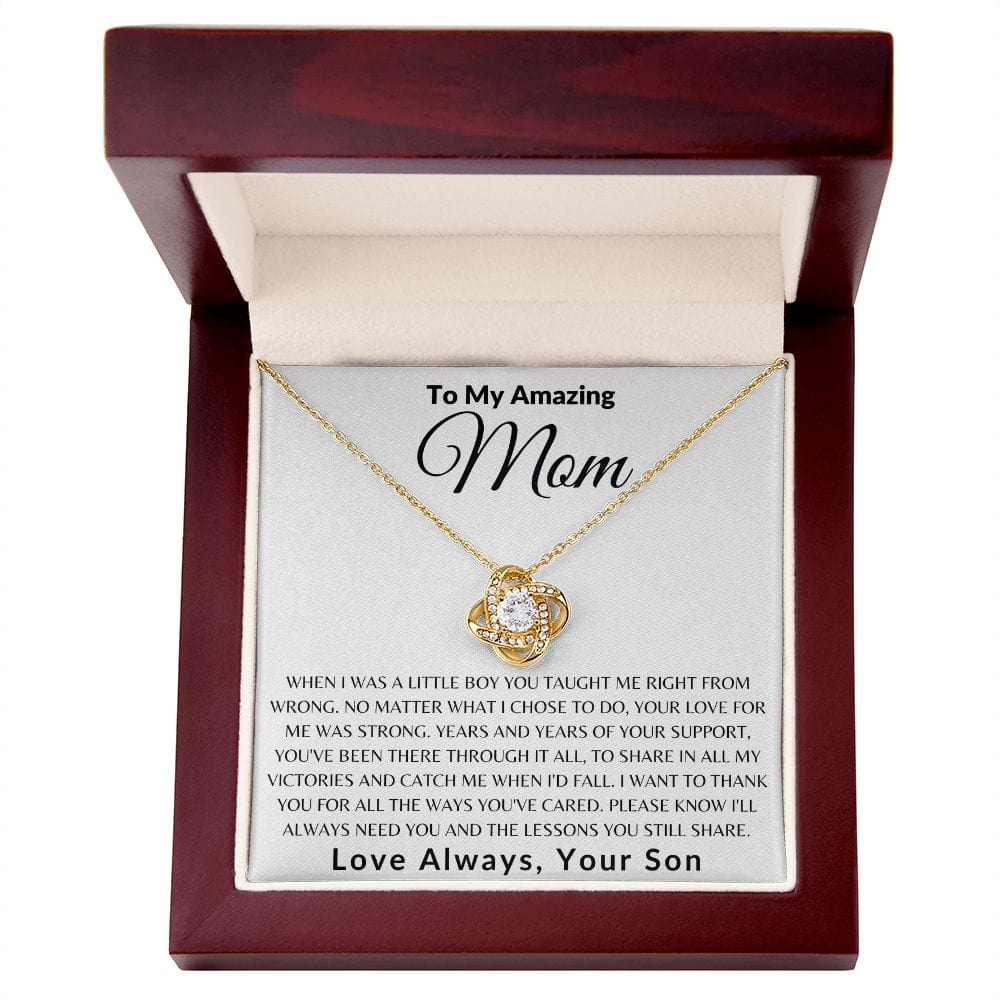 To My Beautiful Mom, Mother's Day Gift, Mom Gift From Son, Birthday Gift, Gift Necklace Gift For Mom, Sentimental Gift For Mom Unique Gift E