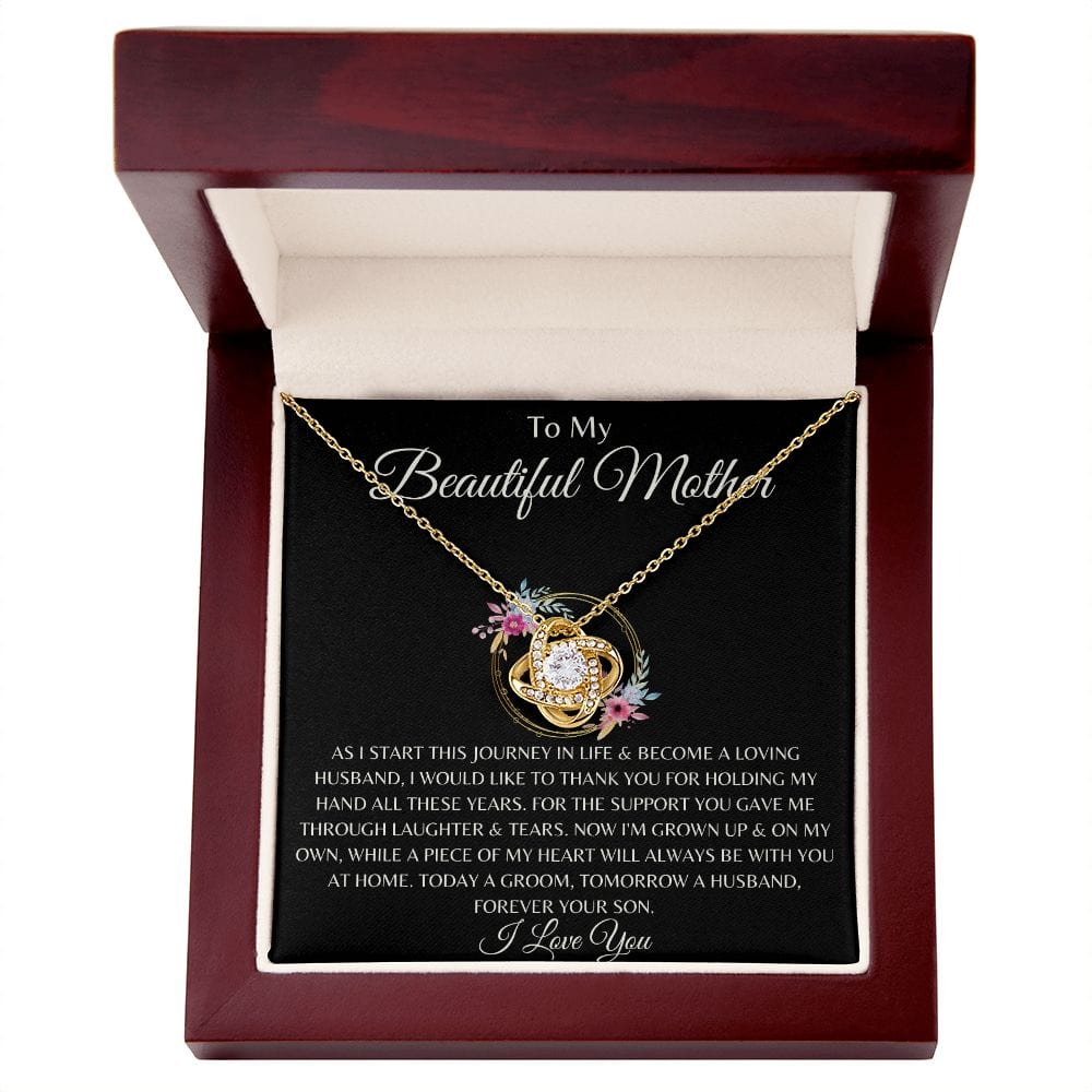 To My Beautiful Mom, Mother's Day Gift, Mom Gift From Son, Birthday Gift, Gift Necklace Gift For Mom,Mom Gift From Daughter, Unique Gift E