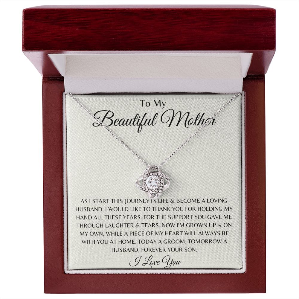 To My Beautiful Mom, Mother's Day Gift, Mom Gift From Son, Birthday Gift, Gift Necklace Gift For Mom, Sentimental Gift For Mom Unique Gift E