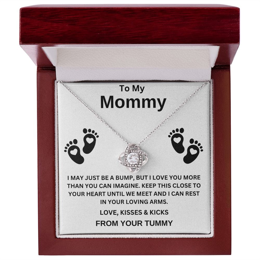 Mom Cards Etsy Love Knot Necklace