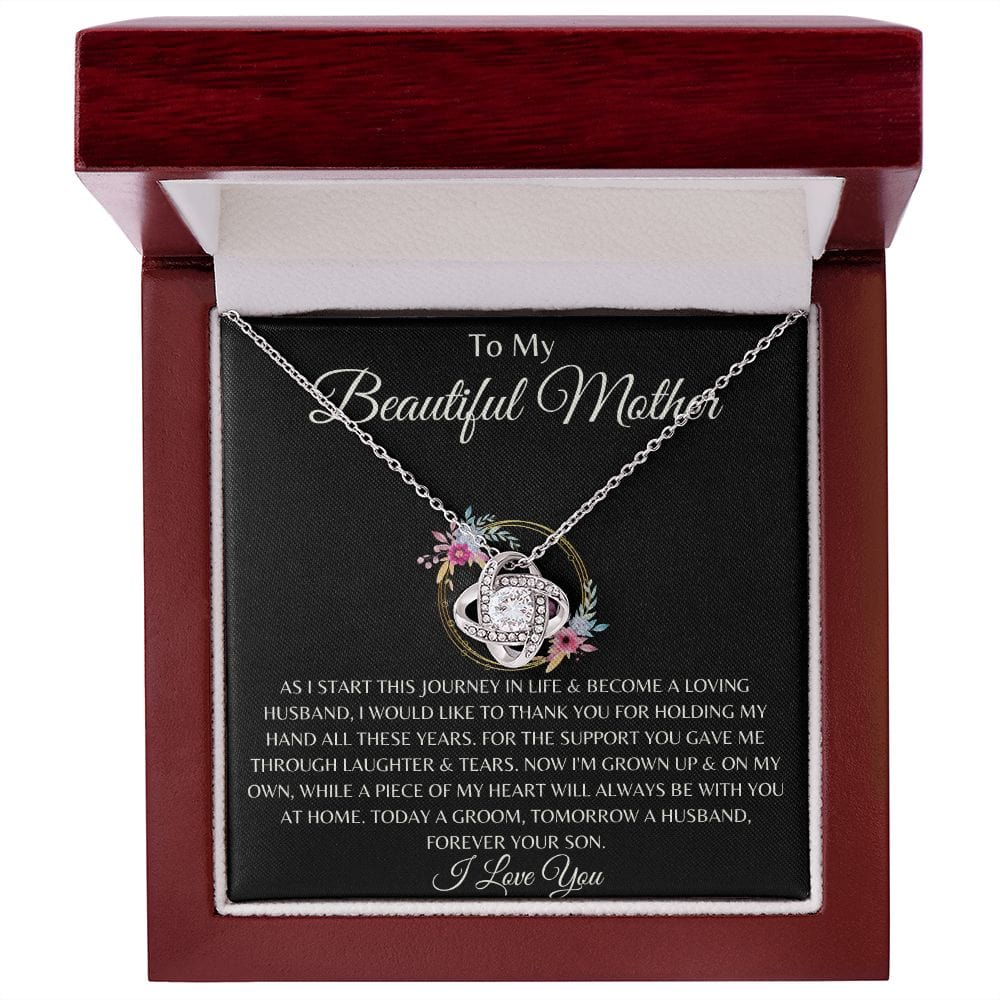 To My Beautiful Mom, Mother's Day Gift, Mom Gift From Son, Birthday Gift, Gift Necklace Gift For Mom,Mom Gift From Daughter, Unique Gift E