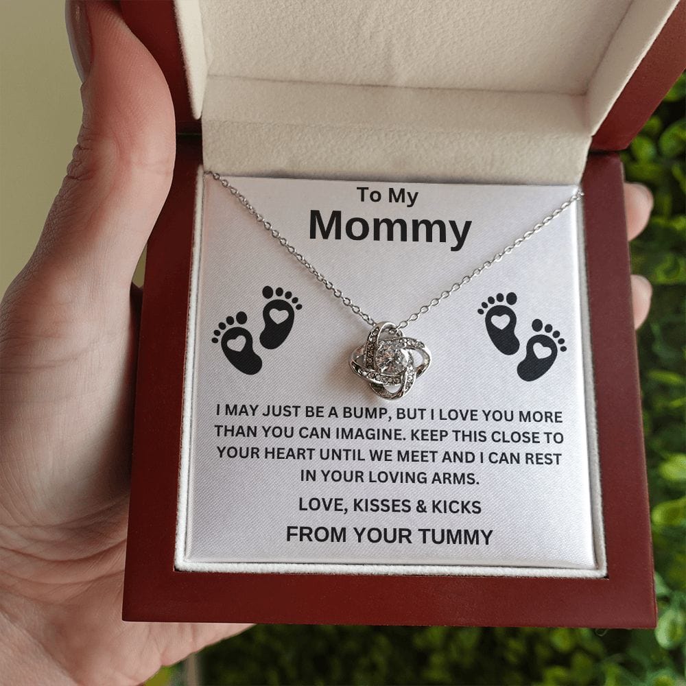 Mom Cards Etsy Love Knot Necklace