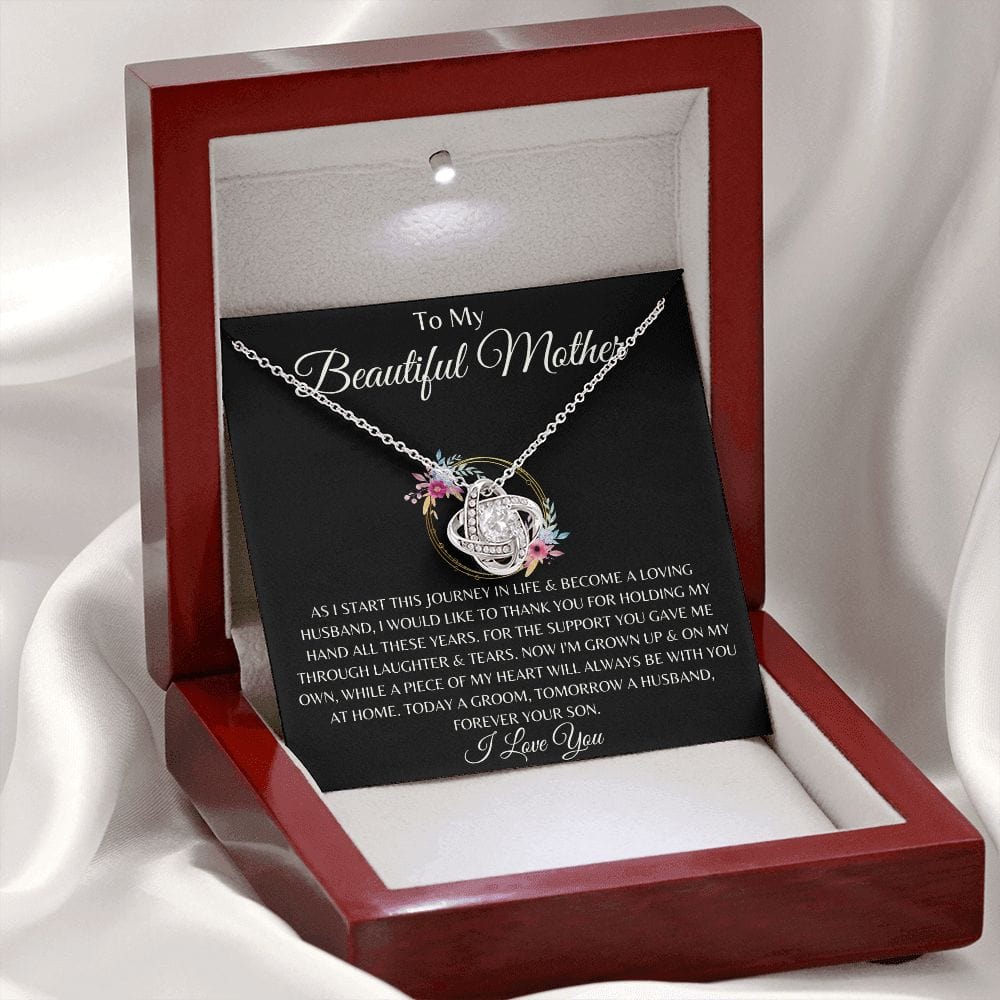 To My Beautiful Mom, Mother's Day Gift, Mom Gift From Son, Birthday Gift, Gift Necklace Gift For Mom,Mom Gift From Daughter, Unique Gift E