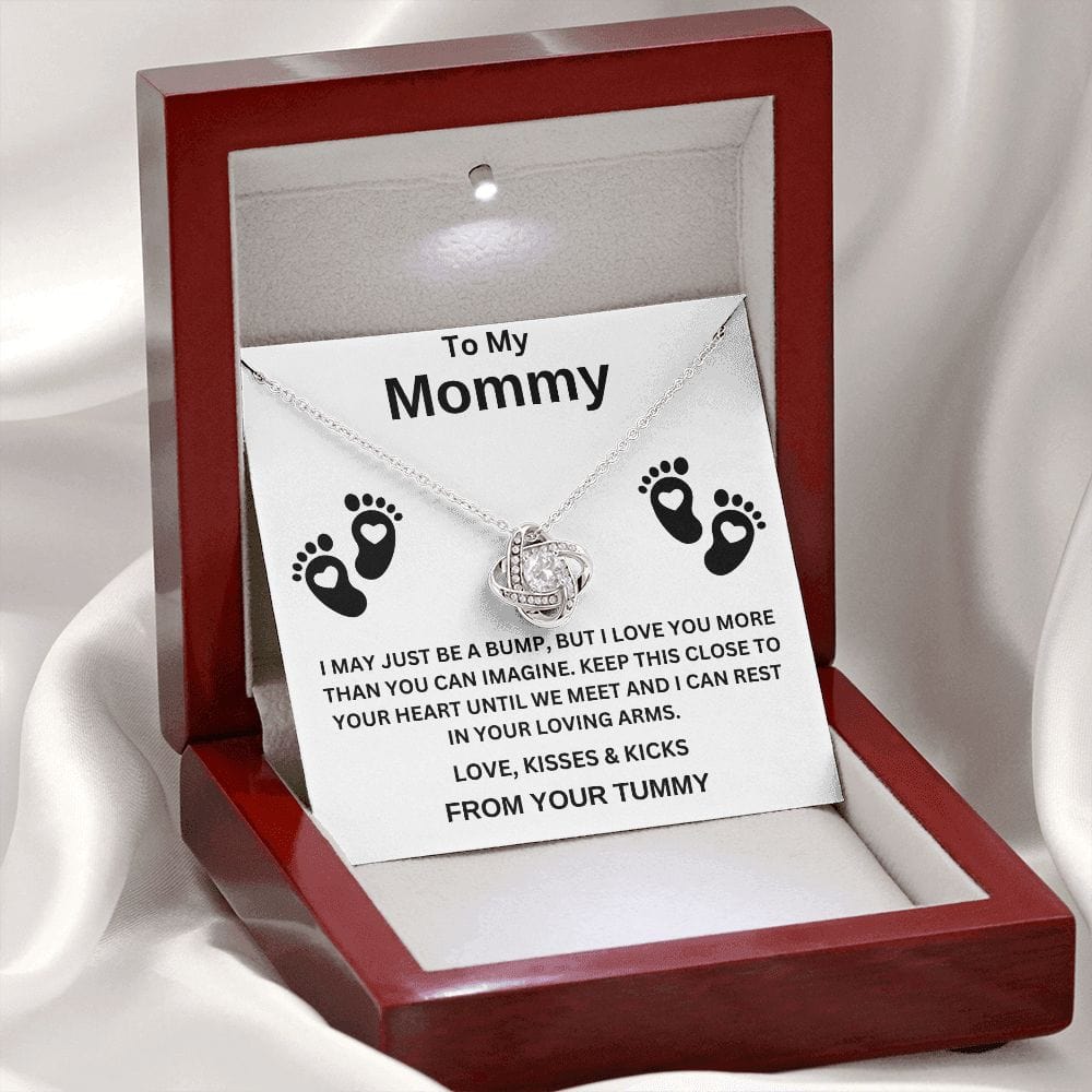 Mom Cards Etsy Love Knot Necklace