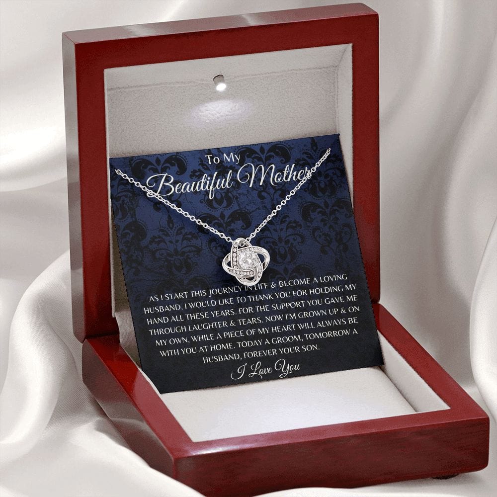 To My Beautiful Mom, Mother's Day Gift, Mom Gift From Son, Birthday Gift, Gift Necklace Gift For Mom, Sentimental Gift For Mom Unique Gift E