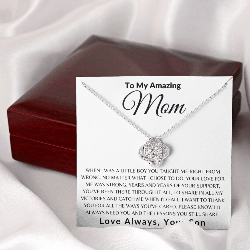 To My Beautiful Mom, Mother's Day Gift, Mom Gift From Son, Birthday Gift, Gift Necklace Gift For Mom, Sentimental Gift For Mom Unique Gift E