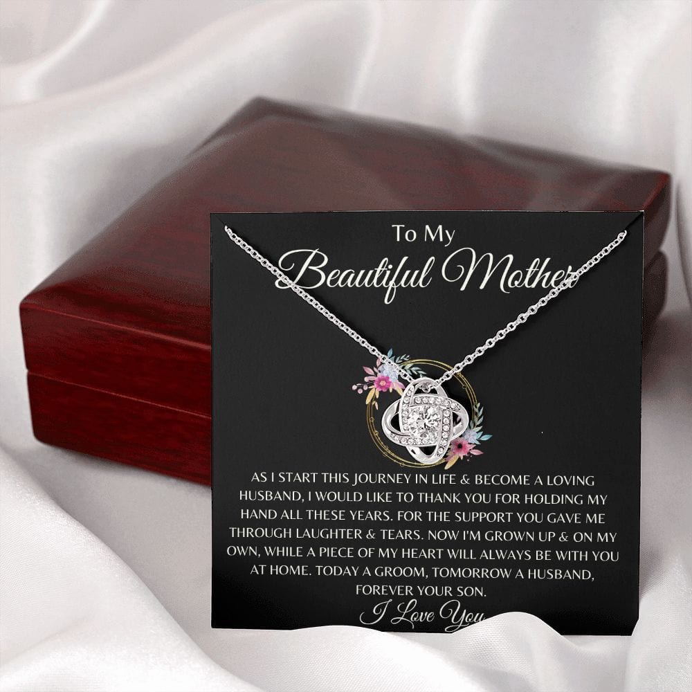 To My Beautiful Mom, Mother's Day Gift, Mom Gift From Son, Birthday Gift, Gift Necklace Gift For Mom,Mom Gift From Daughter, Unique Gift E