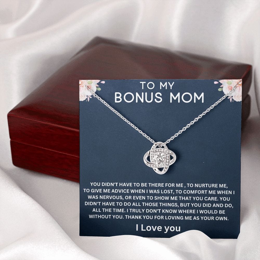 MOM 108 Etsy Love Knot Necklace