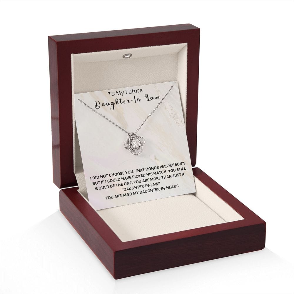 To My Future Daughter-In-Law | Love Knot Necklace