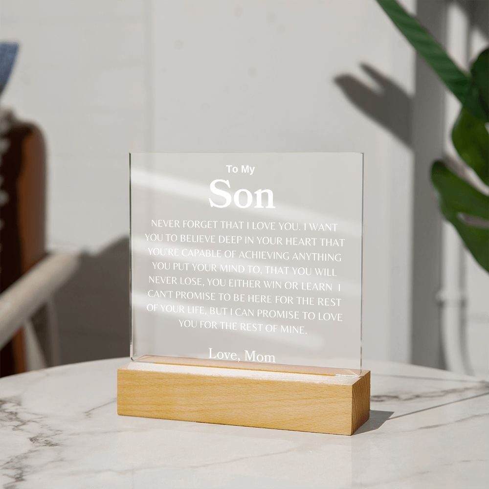 17 Acrylic Plaque Square