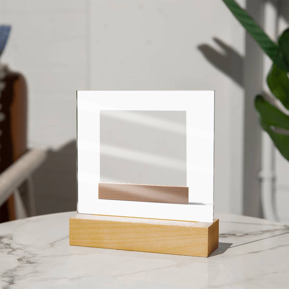 Husband Acrylic Square Lamp