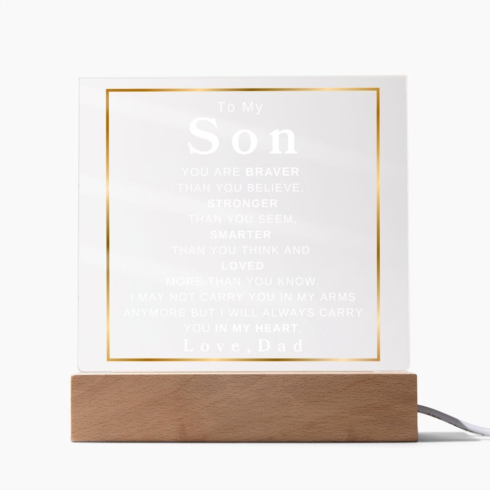 10 Acrylic Plaque Square