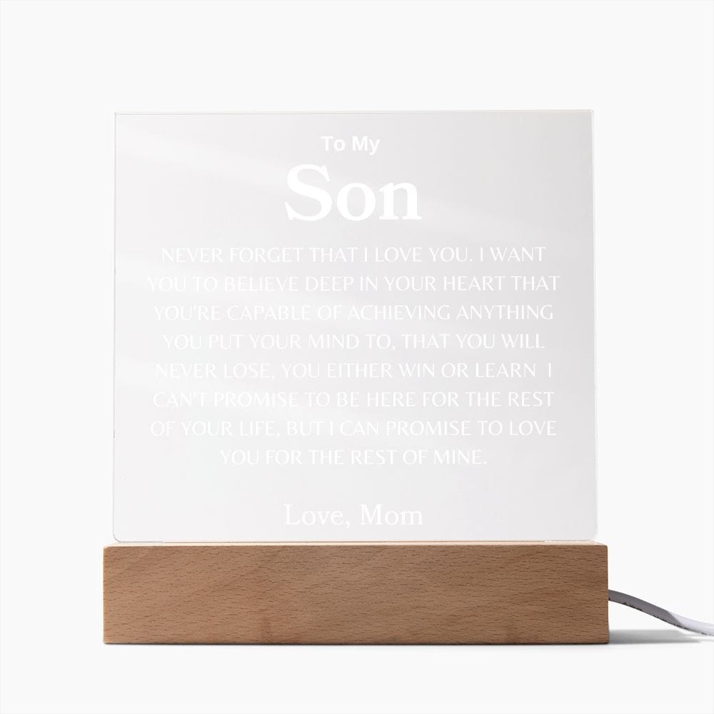 17 Acrylic Plaque Square