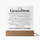 To Our Grandson | Love, Grandma & Grandpa | Acrylic Square Plaque