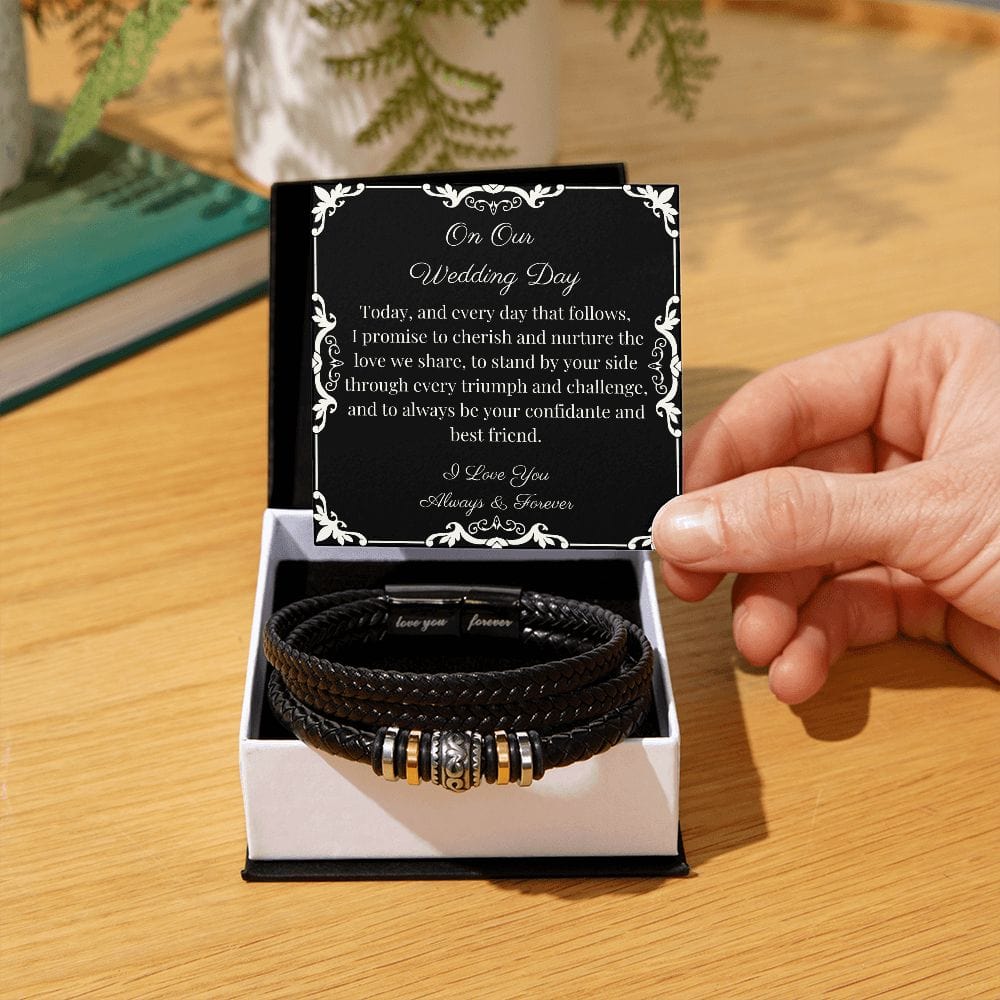 On Our Wedding Day | Gift From Bride | Love You Forever Bracelet