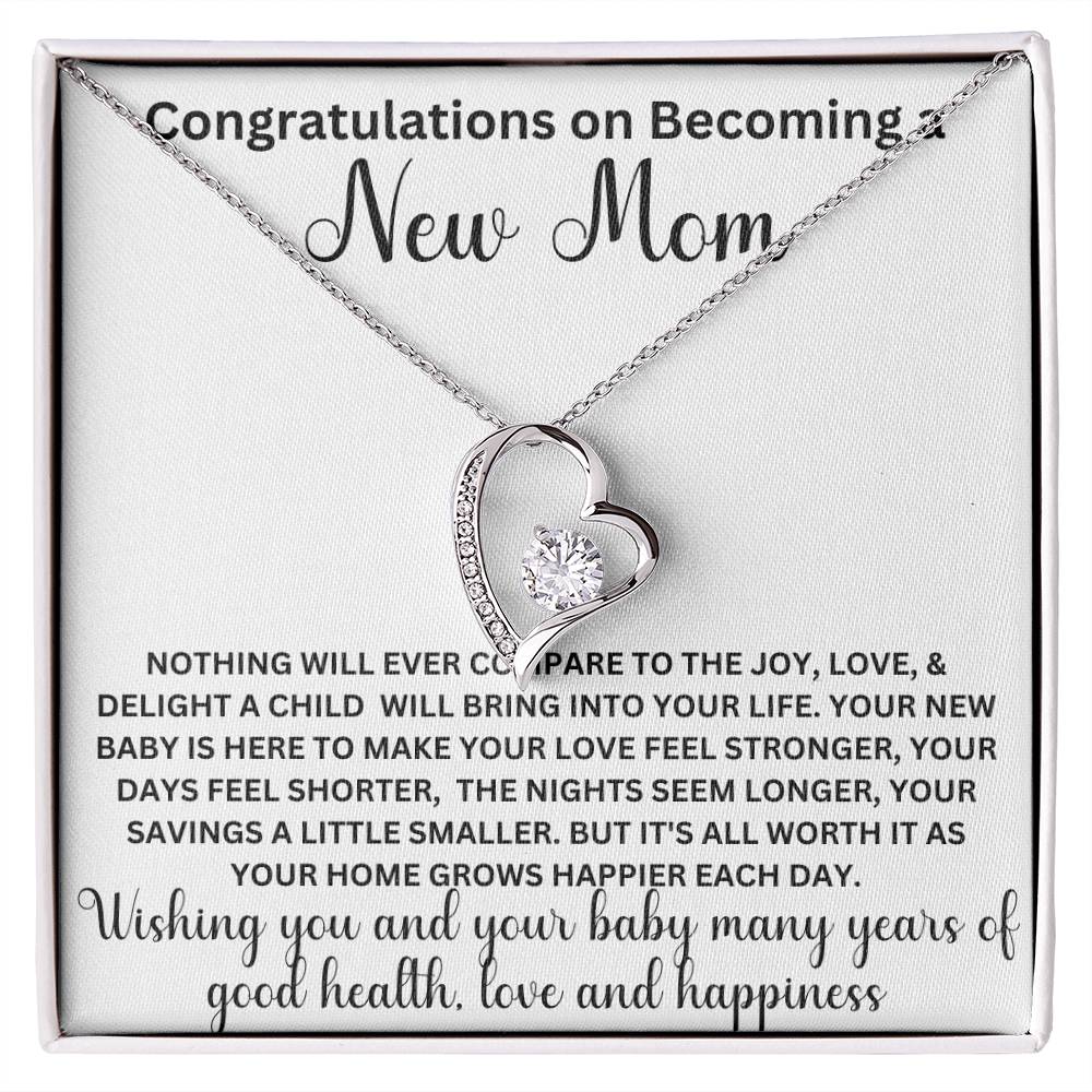 Congratulations New Mom, Forever Love Necklace