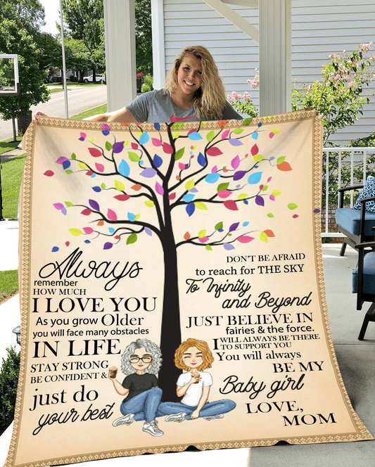 To My Daughter | Always Remember | Premium Plush Blanket