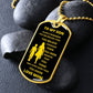 TO MY SON LOVE MOM DOG TAG, ALWAYS REMEMBER YOU ARE BRAVER THAN YOU BELIEVE , STRONGER THAN YOU SEEM, SMARTER THAN YOU THINK AND LOVED MORE THAN YOU KNOW