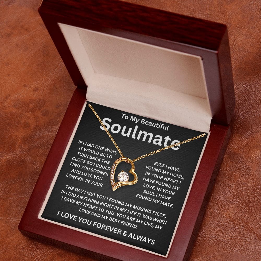 To My Beautiful Soulmate | If I Had One Wish | Forever Love Necklace