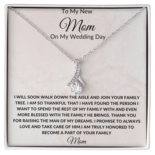 Alluring Beauty Necklace/New Mom On Wedding Day