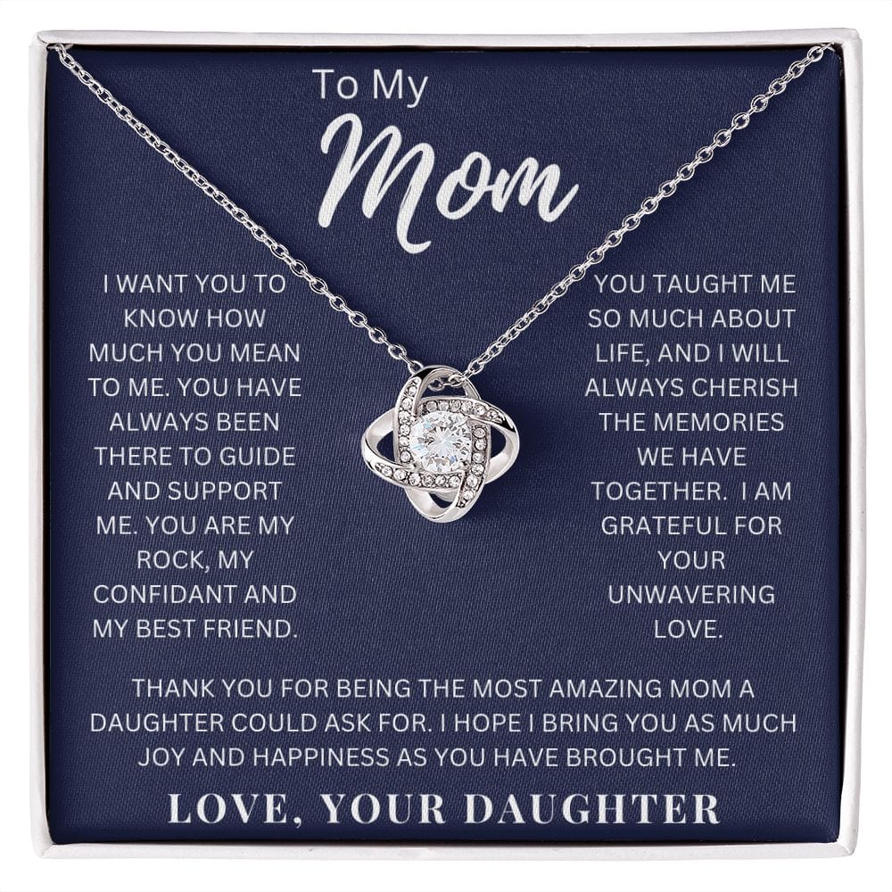 Mom Gift From Daughter, Gift For Mom, Gift Idea for Mom, Mother Daughter Gift, Mom Birthday Gift, Mothers Day Gift, From Son, Gift Necklace