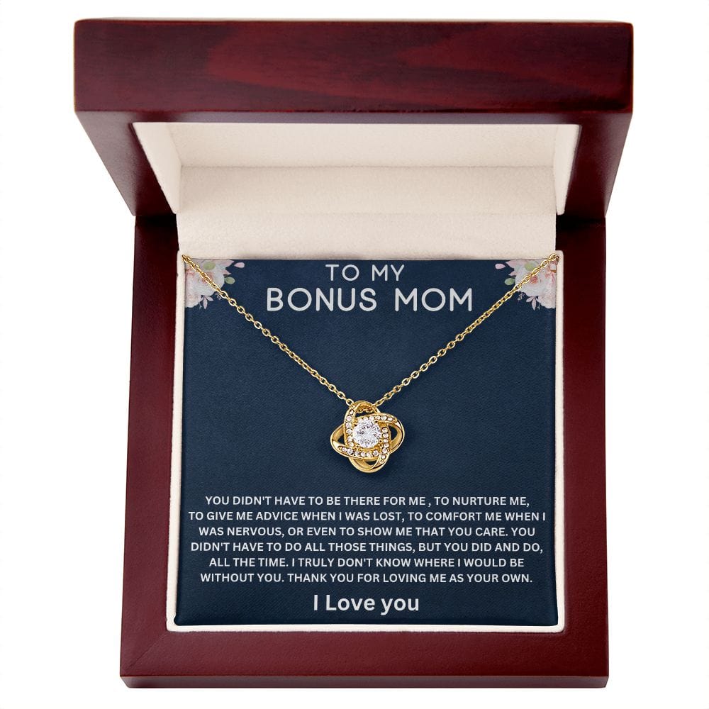 To My Bonus Mom | Love Knot Necklace