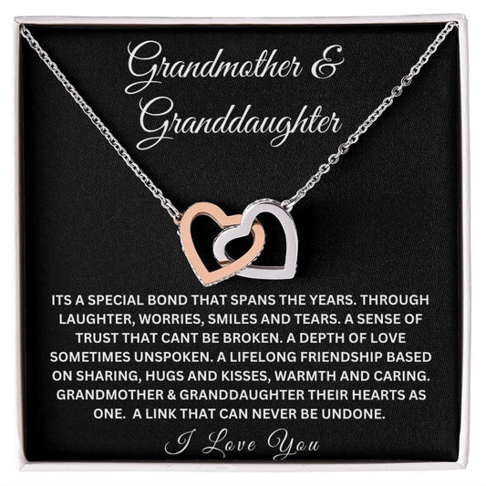 Grandmother & Granddaughter  "It's a Special Bond" | Interlocking Hearts