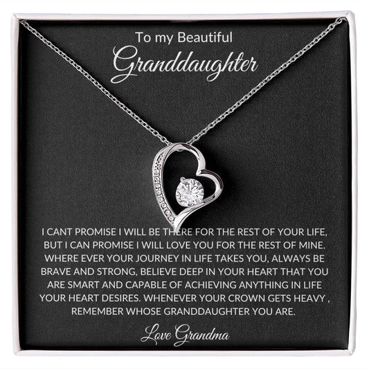 Forever Love Necklace/To my Beautiful Granddaughter