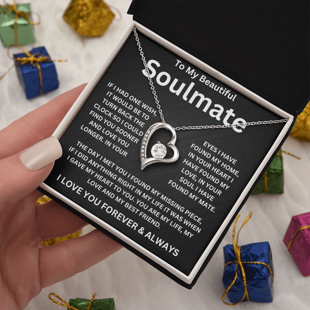 To My Beautiful Soulmate | If I Had One Wish | Forever Love Necklace