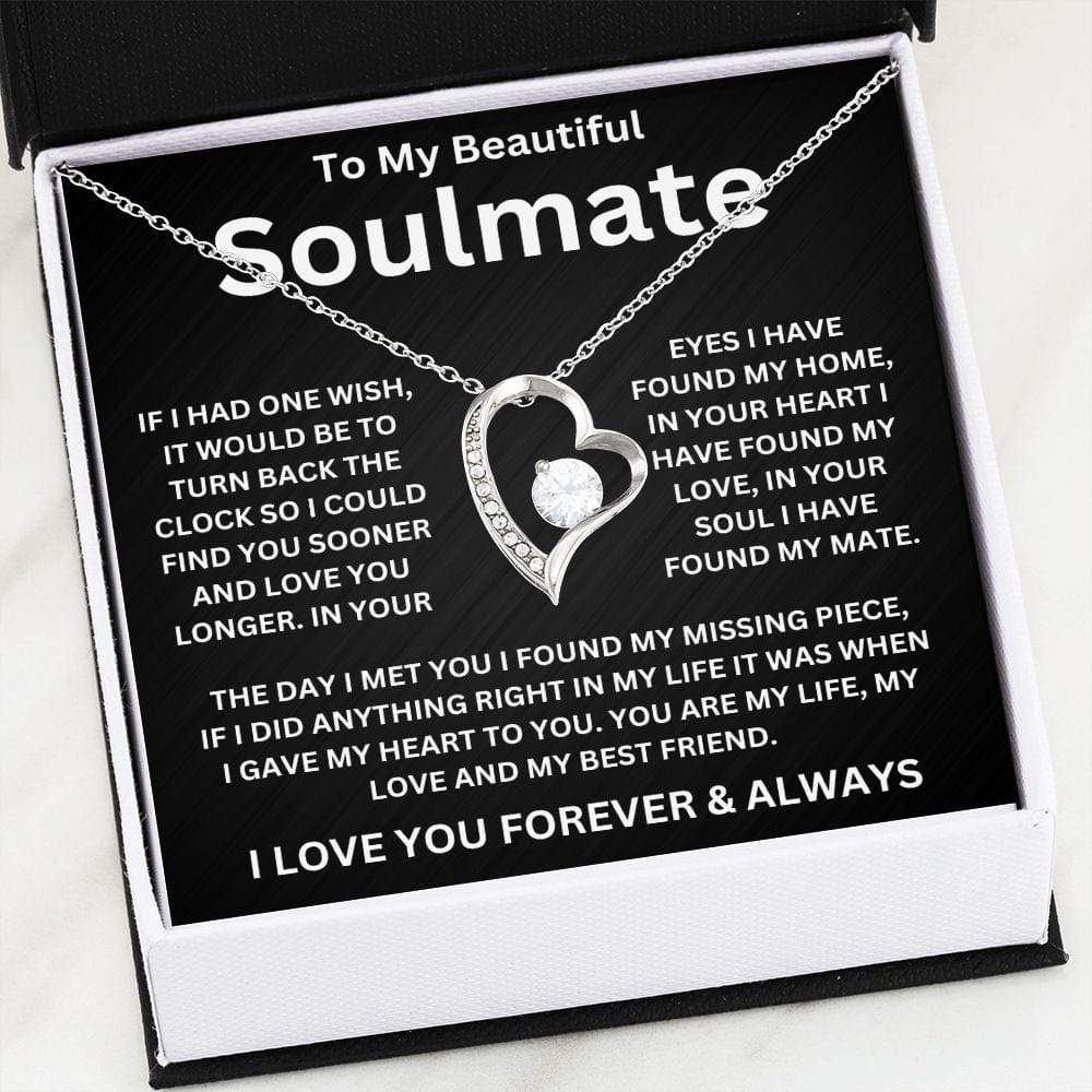 To My Beautiful Soulmate | If I Had One Wish | Forever Love Necklace