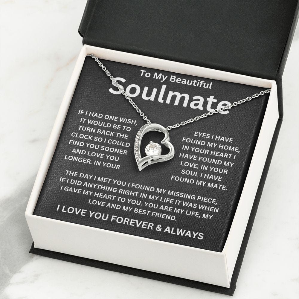 To My Beautiful Soulmate | If I Had One Wish | Forever Love Necklace