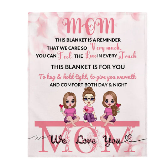 Mom | We Love You | Personalized Blanket